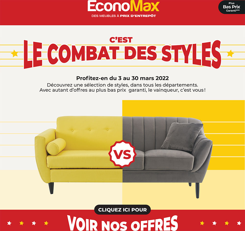 Circulaire EconoMax - C'est le Combat des Styles