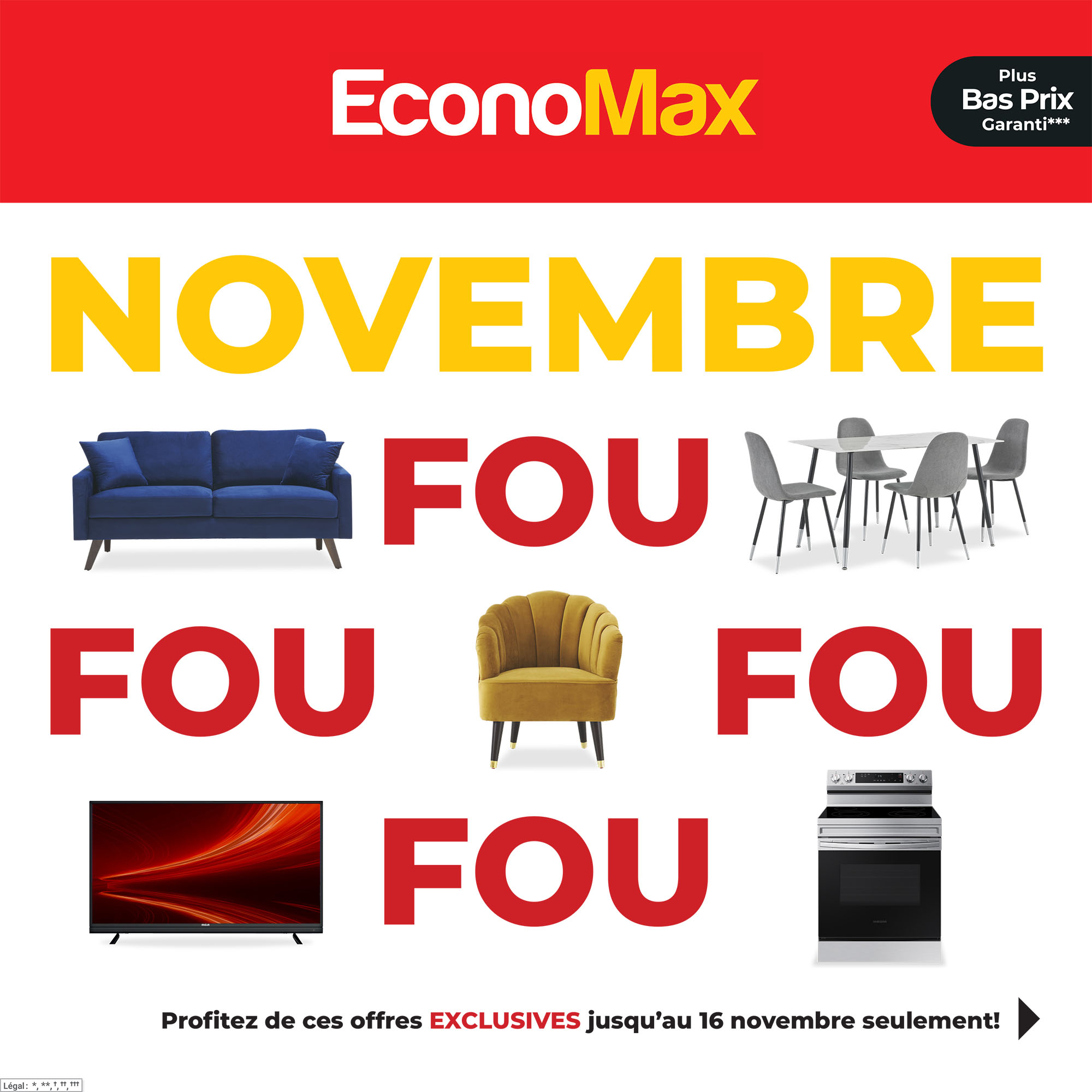 Circulaire EconoMax - Novembre Fou