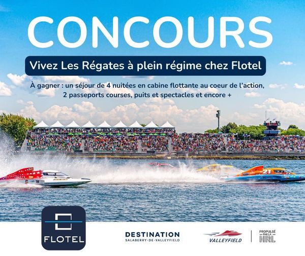 Concours Flotel - Gagnez un séjour de 4 nuitées, 2 passeports courses, puits et spectacles ainsi qu'une carte cadeau de 250$!