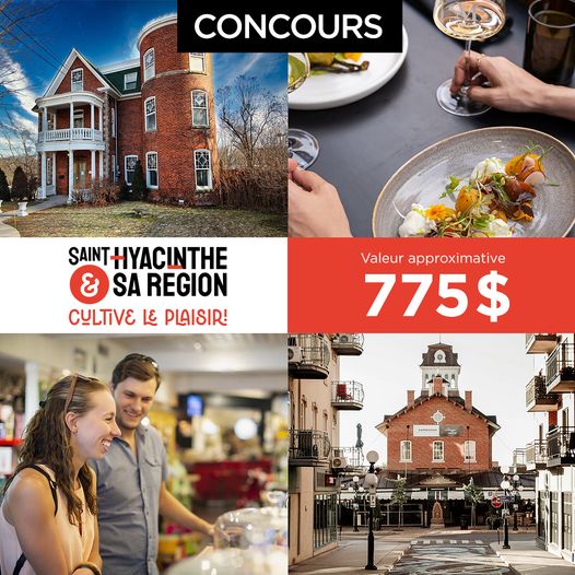 Concours Cultivez le plaisir de découvrir le centre-ville de Saint-Hyacinthe!