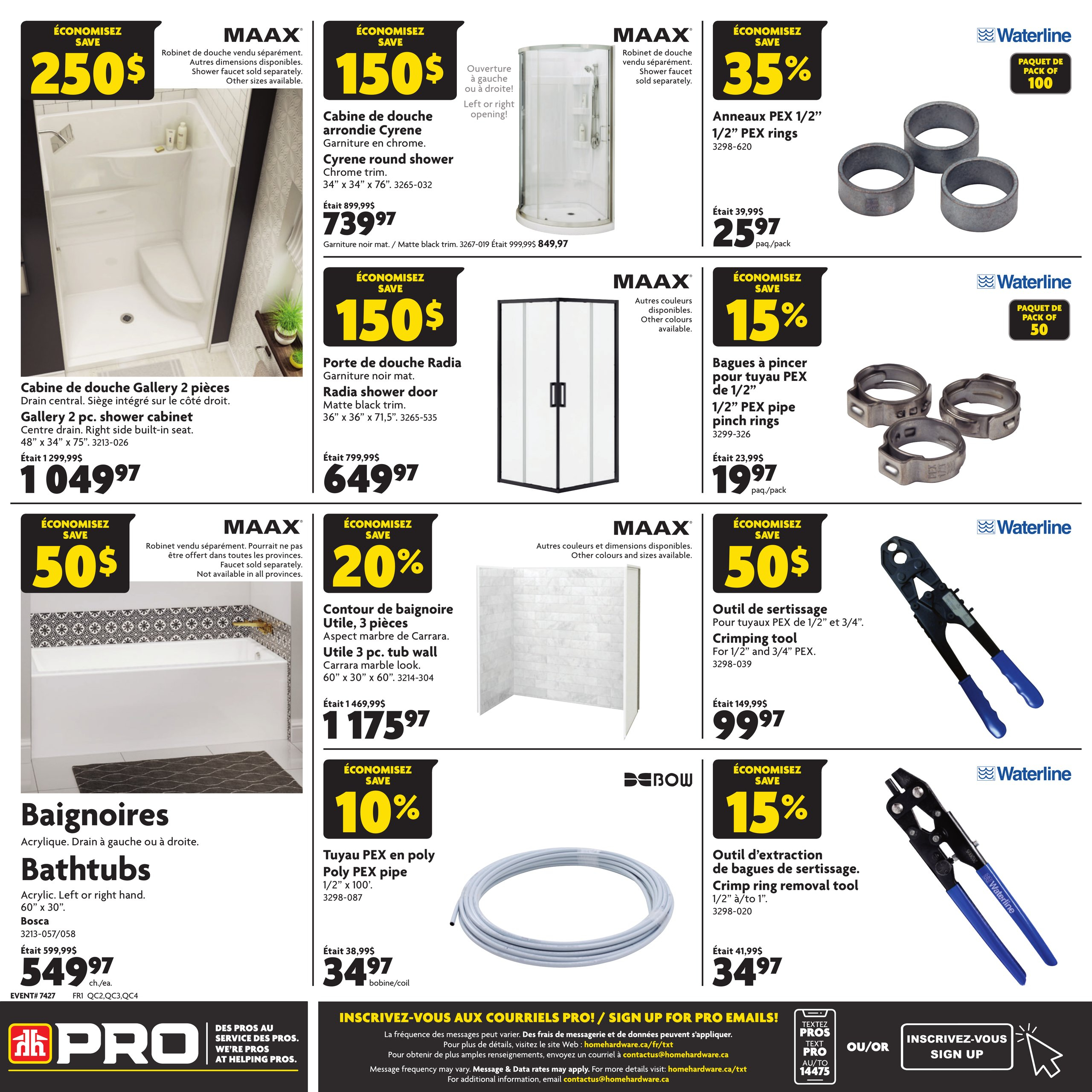 Circulaire Home Hardware - PRO