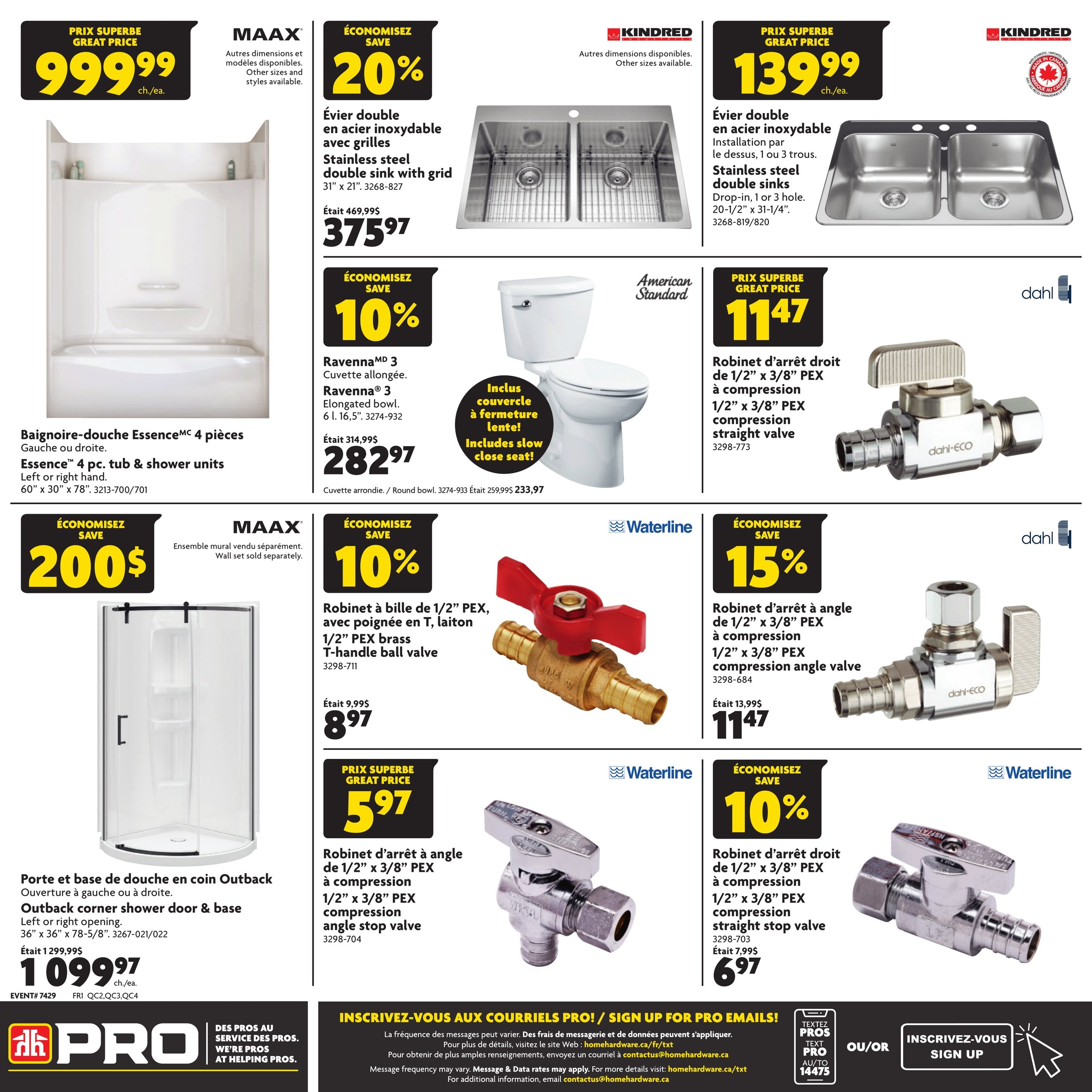 Circulaire Home Hardware - PRO