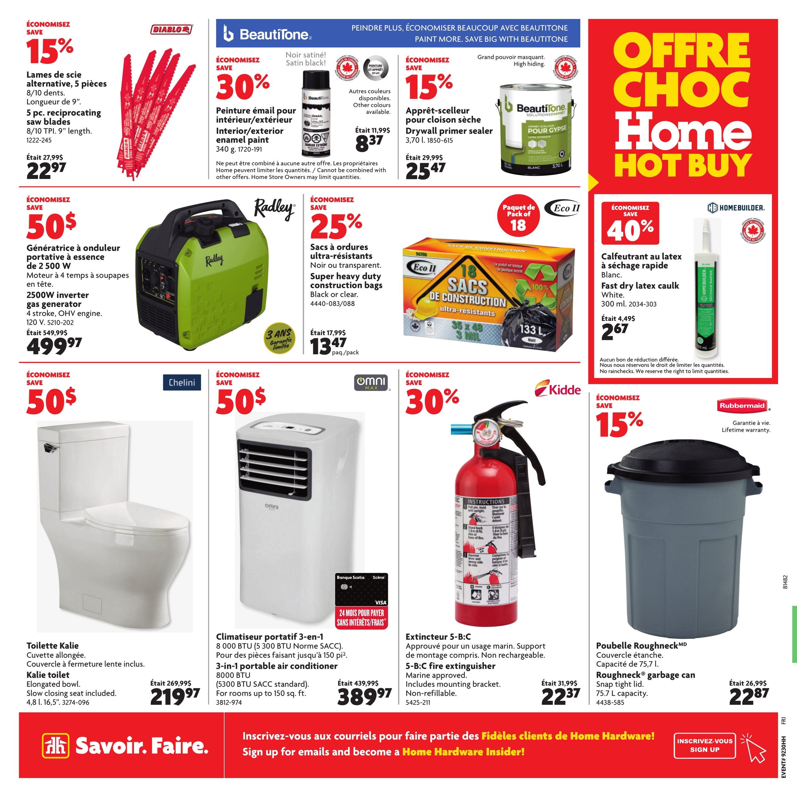 Circulaire Home Hardware