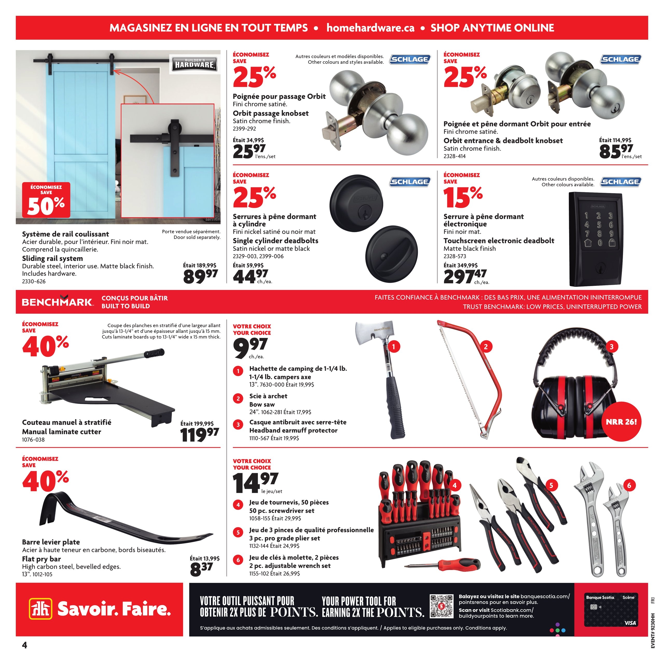 Circulaire Home Hardware