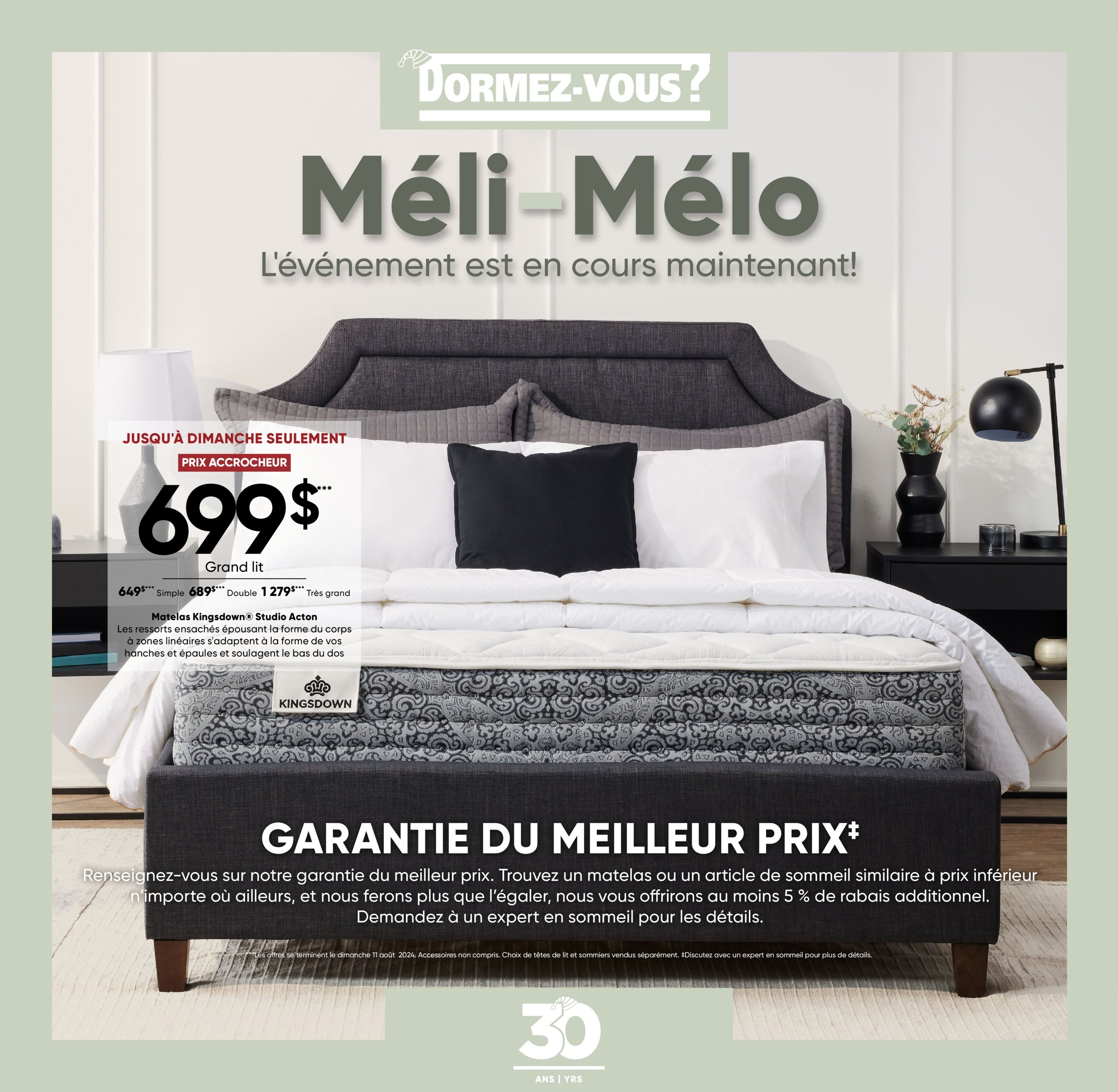 Circulaire Matelas Dormez Vous