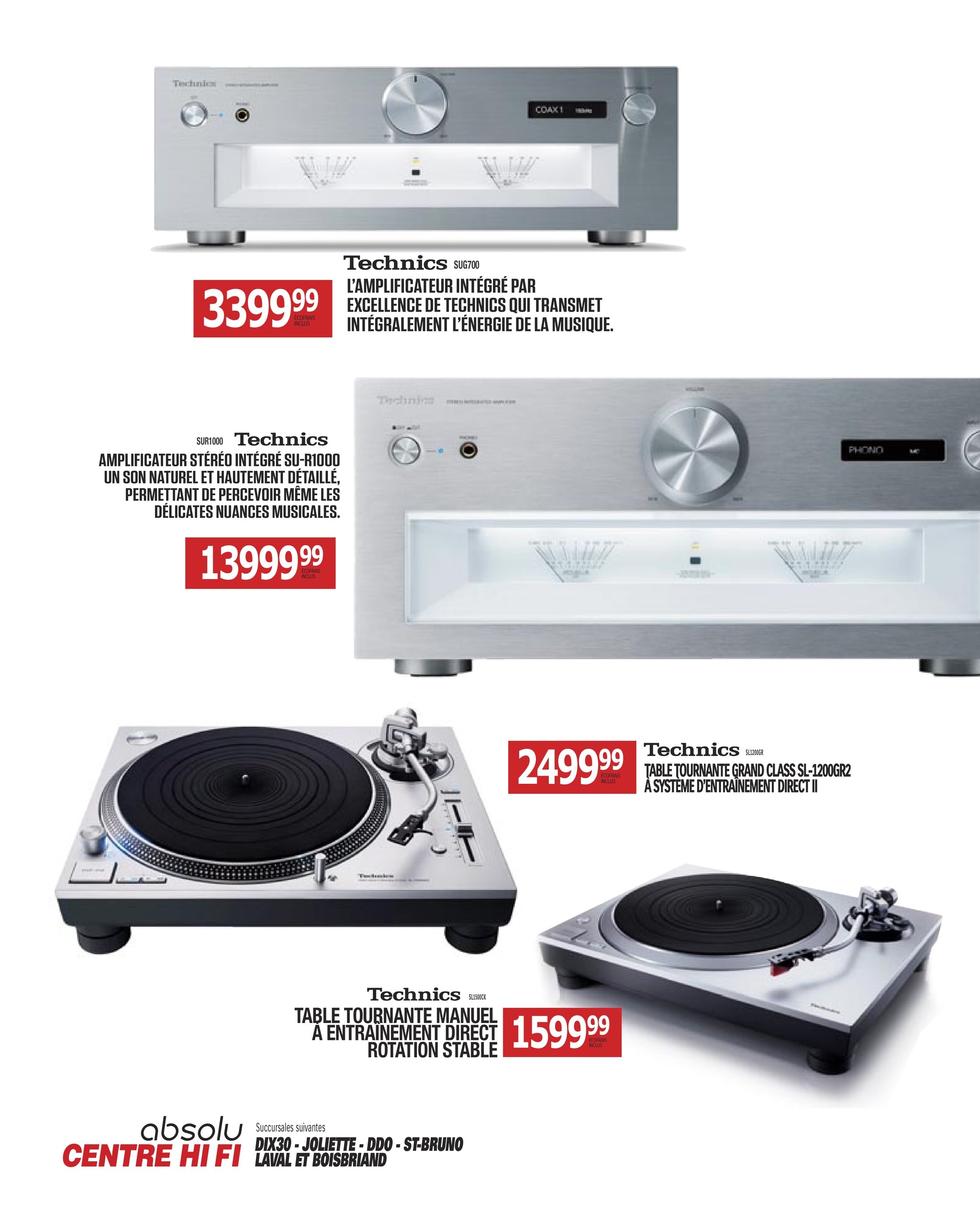 Circulaire Centre HI-FI