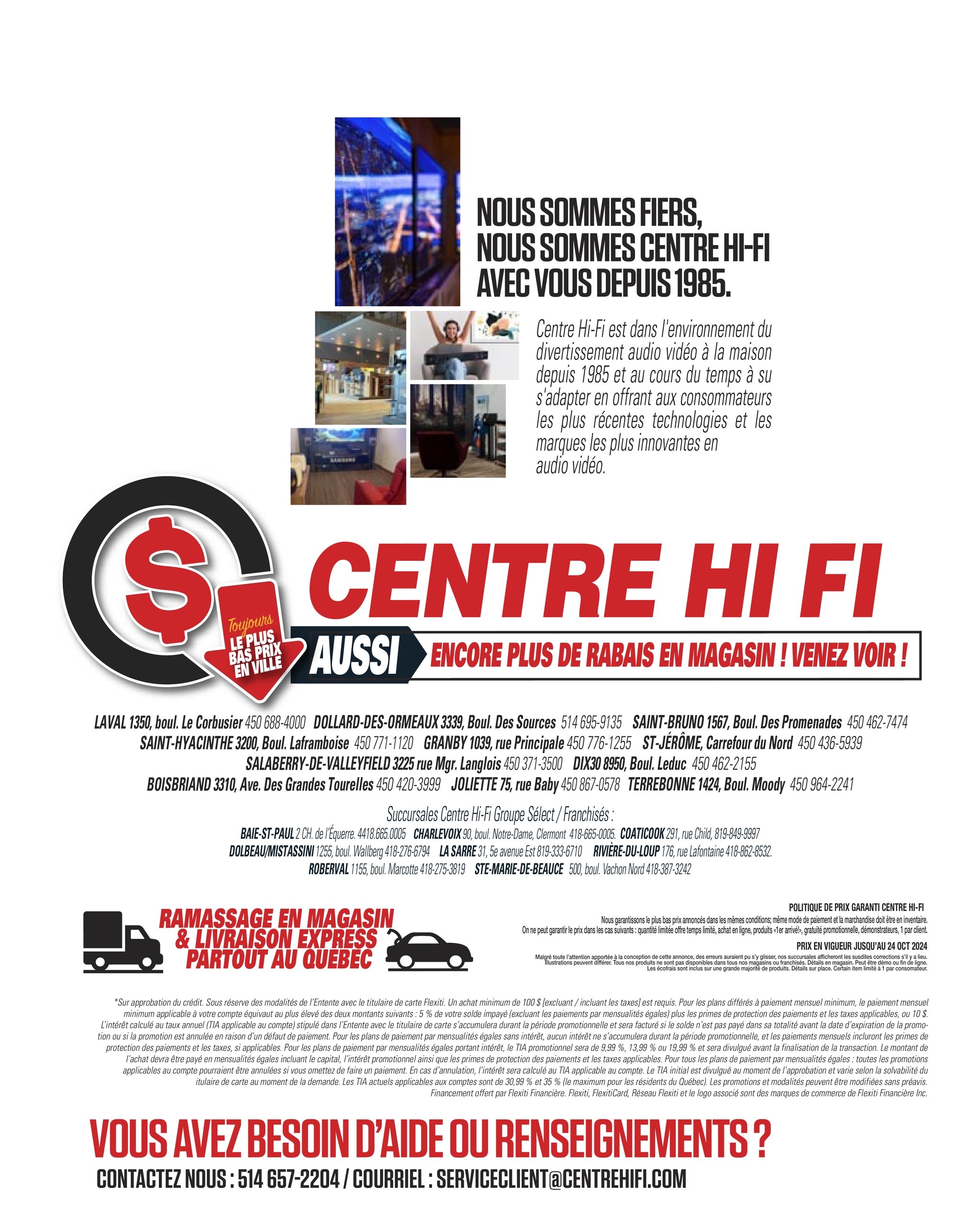 Circulaire Centre HI-FI