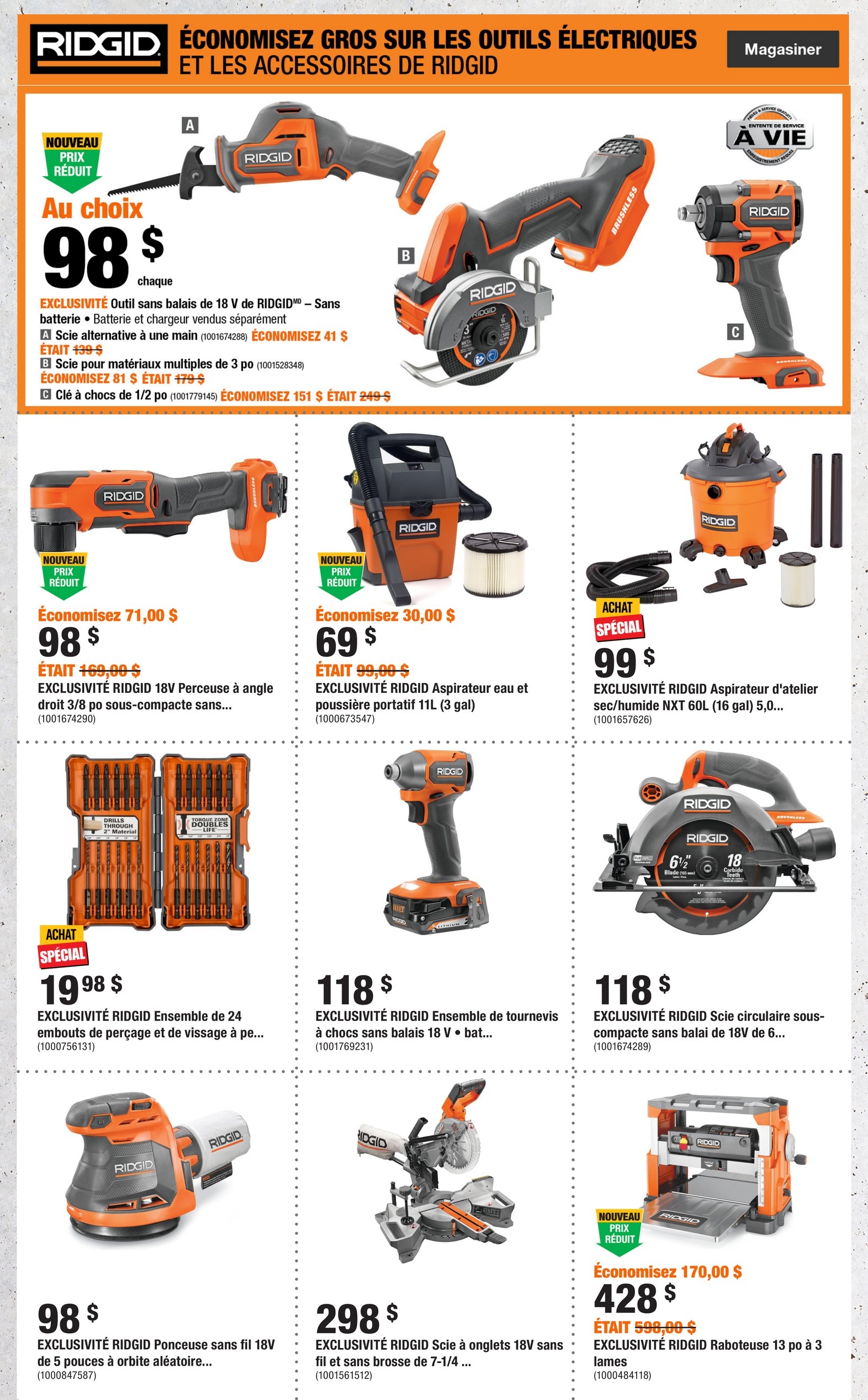 Circulaire Home Depot - Économies du Temps des Fêtes