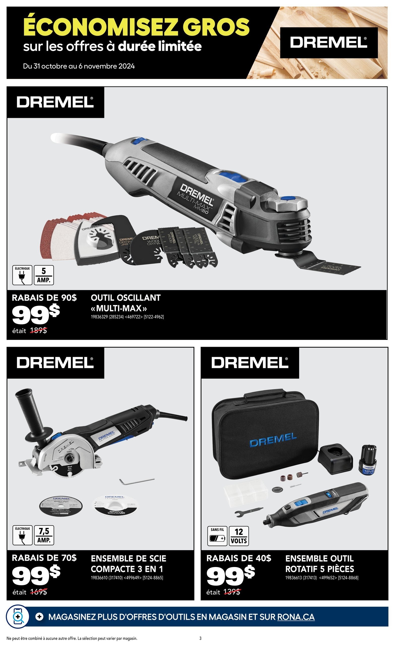 Circulaire Rona - Idées Cadeaux OUTILS