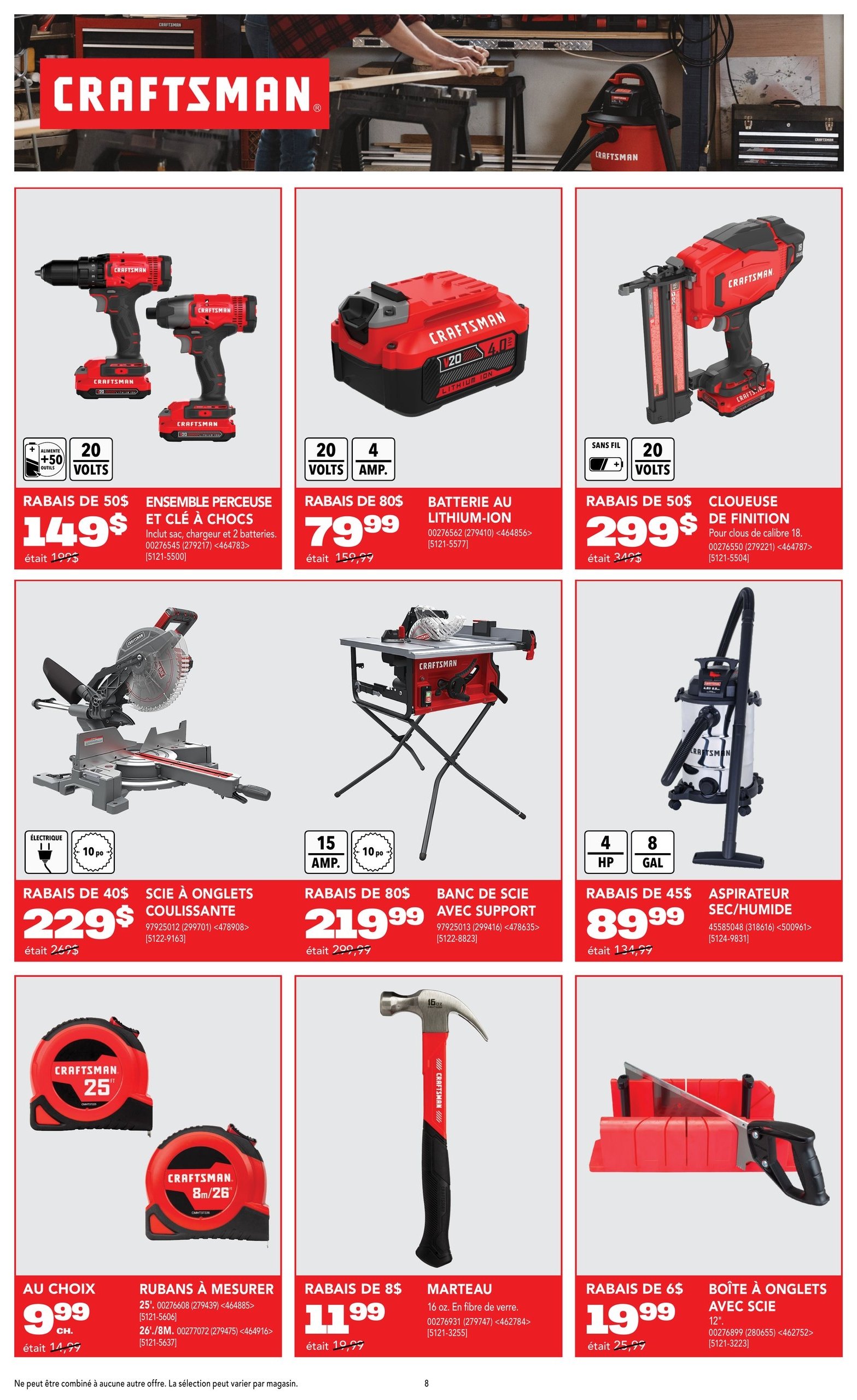 Circulaire Rona - Idées Cadeaux OUTILS