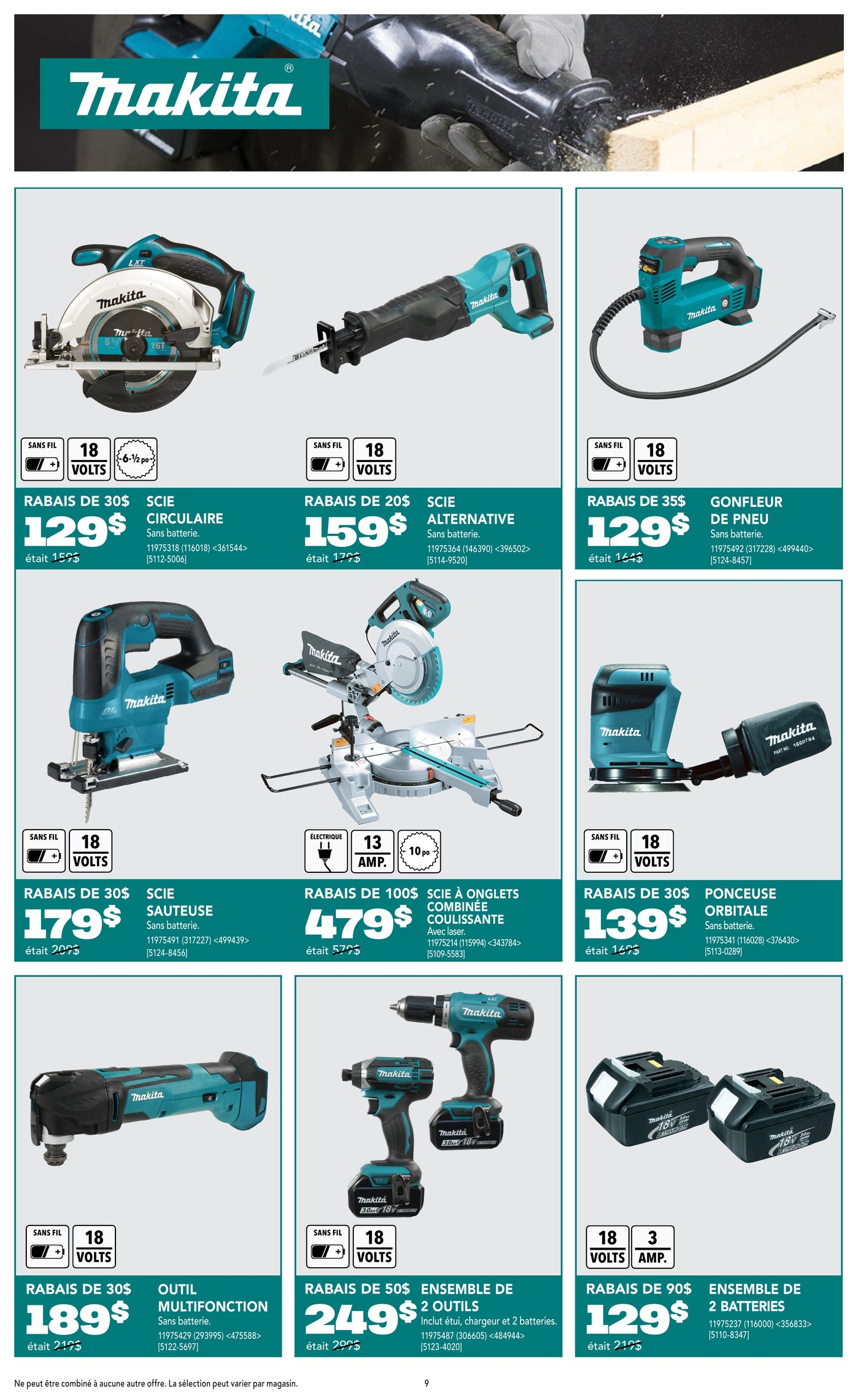 Circulaire Rona - Idées Cadeaux OUTILS